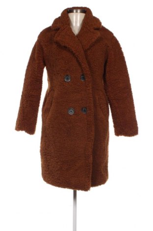 Дамско палто Bershka, Размер XS, Цвят Кафяв, Цена 80,25 лв.