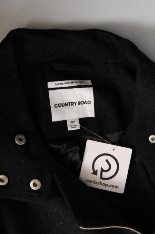 Γυναικείο παλτό Country Road, Μέγεθος XXS, Χρώμα Μαύρο, Τιμή 27,71 €