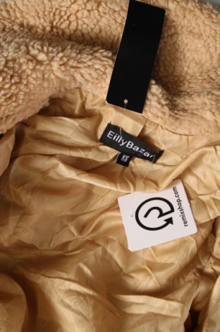 Дамско палто Eilly Bazar, Размер XS, Цвят Бежов, Цена 82,56 лв.