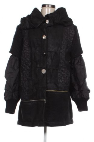 Дамско палто Elisa Cavaletti, Размер XL, Цвят Черен, Цена 158,00 лв.
