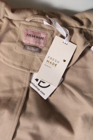 Γυναικείο παλτό Fresh Made, Μέγεθος XL, Χρώμα  Μπέζ, Τιμή 16,61 €