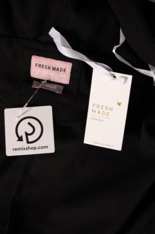Γυναικείο παλτό Fresh Made, Μέγεθος XL, Χρώμα Μαύρο, Τιμή 30,45 €
