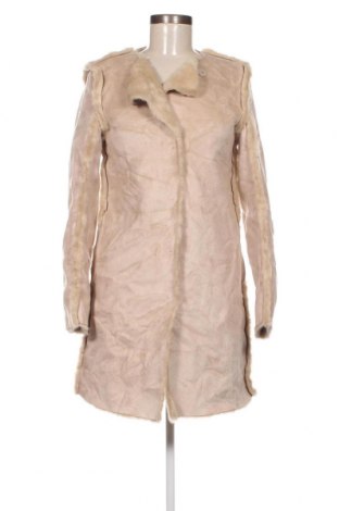 Дамско палто H&M, Размер XS, Цвят Бежов, Цена 80,25 лв.