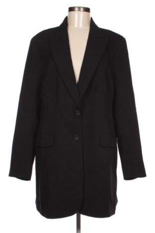 Дамско палто H&M, Размер XL, Цвят Черен, Цена 44,80 лв.