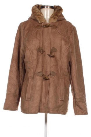 Дамско палто Liz Claiborne, Размер XL, Цвят Кафяв, Цена 37,45 лв.