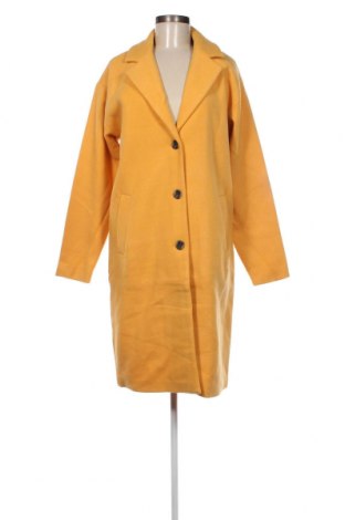 Дамско палто Pieces, Размер L, Цвят Жълт, Цена 109,00 лв.