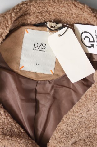 Γυναικείο παλτό Q/S by S.Oliver, Μέγεθος L, Χρώμα Καφέ, Τιμή 60,16 €