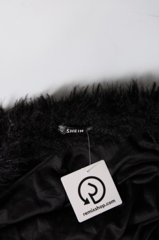 Дамско палто SHEIN, Размер L, Цвят Черен, Цена 32,10 лв.