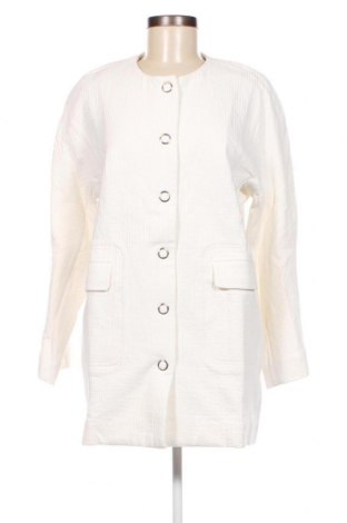 Γυναικείο παλτό SUNCOO, Μέγεθος L, Χρώμα Λευκό, Τιμή 28,53 €