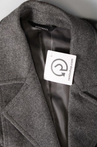 Дамско палто Stefanel, Размер M, Цвят Сив, Цена 53,00 лв.