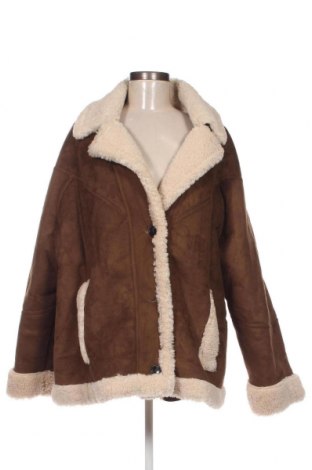 Дамско палто Topshop, Размер XXL, Цвят Кафяв, Цена 182,00 лв.