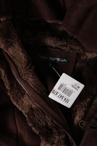 Дамско палто Via spiga, Размер M, Цвят Кафяв, Цена 42,60 лв.