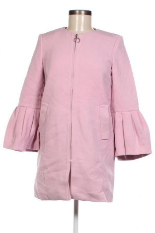 Dámský kabát  Zara, Velikost XS, Barva Růžová, Cena  622,00 Kč