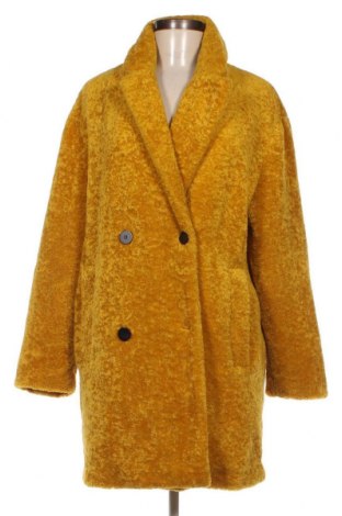 Дамско палто Zara Trafaluc, Размер S, Цвят Жълт, Цена 36,75 лв.