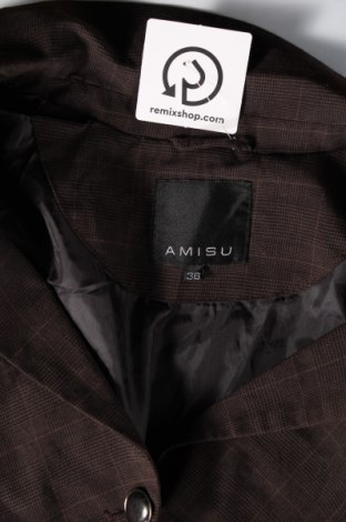 Γυναικείο σακάκι Amisu, Μέγεθος S, Χρώμα Καφέ, Τιμή 6,26 €