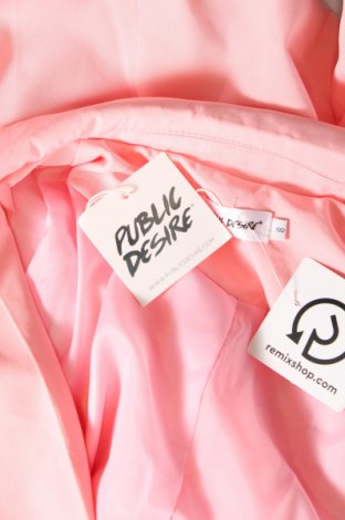 Γυναικείο σακάκι Public Desire, Μέγεθος S, Χρώμα Ρόζ , Τιμή 36,08 €