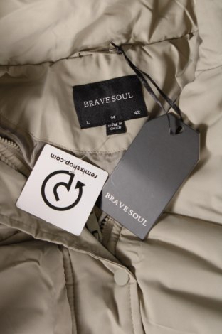 Γυναικείο μπουφάν Brave Soul, Μέγεθος L, Χρώμα  Μπέζ, Τιμή 9,96 €