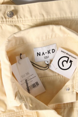 Γυναικείο μπουφάν NA-KD, Μέγεθος S, Χρώμα Κίτρινο, Τιμή 15,77 €