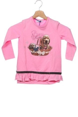 Dziecięca bluzka Baci & Abbracci, Rozmiar 3-4y/ 104-110 cm, Kolor Różowy, Cena 67,24 zł