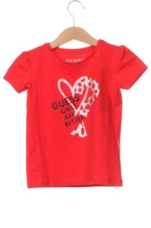 Bluză pentru copii Guess, Mărime 2-3y/ 98-104 cm, Culoare Roșu, Preț 118,03 Lei