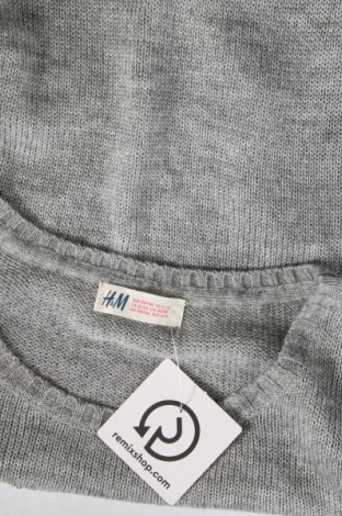 Детски пуловер H&M, Размер 12-13y/ 158-164 см, Цвят Сив, Цена 5,32 лв.