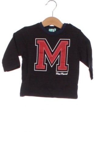 Детска блуза Mini Marcel, Размер 9-12m/ 74-80 см, Цвят Син, Цена 8,82 лв.