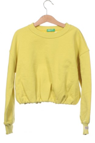 Dziecięca bluzka United Colors Of Benetton, Rozmiar 7-8y/ 128-134 cm, Kolor Żółty, Cena 62,37 zł