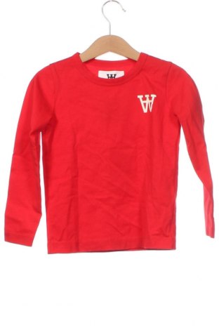 Bluză pentru copii Wood Wood, Mărime 3-4y/ 104-110 cm, Culoare Roșu, Preț 272,50 Lei