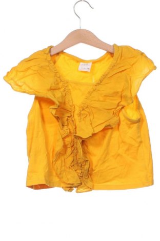 Детска блуза Zara, Размер 11-12y/ 152-158 см, Цвят Жълт, Цена 25,09 лв.