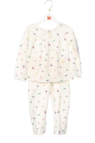 Kinder Pyjama  Petit Bateau, Größe 18-24m/ 86-98 cm, Farbe Weiß, Preis 31,34 €