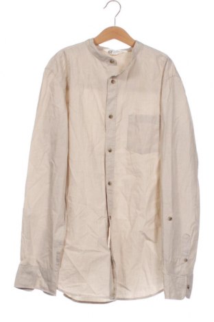 Dětská košile  H&M, Velikost 14-15y/ 168-170 cm, Barva Béžová, Cena  414,00 Kč
