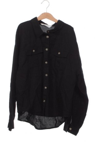Παιδικό πουκάμισο H&M, Μέγεθος 12-13y/ 158-164 εκ., Χρώμα Μαύρο, Τιμή 13,61 €
