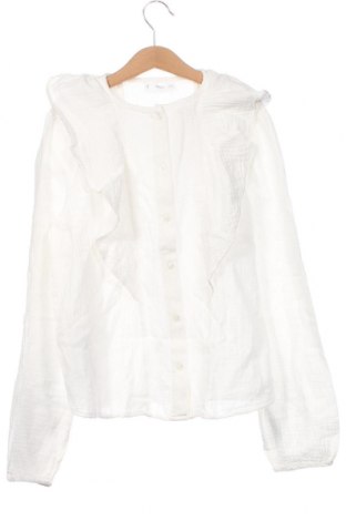 Παιδικό πουκάμισο Mango, Μέγεθος 11-12y/ 152-158 εκ., Χρώμα Λευκό, Τιμή 27,84 €
