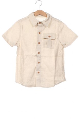 Kinderhemd SHEIN, Größe 7-8y/ 128-134 cm, Farbe Beige, Preis 12,99 €