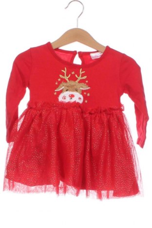 Детска рокля, Размер 6-9m/ 68-74 см, Цвят Червен, Цена 5,57 лв.