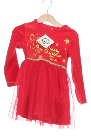 Kinderkleid Disney, Größe 18-24m/ 86-98 cm, Farbe Rot, Preis 10,64 €