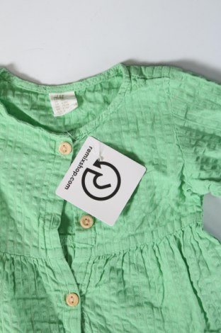 Detské šaty  H&M, Veľkosť 6-9m/ 68-74 cm, Farba Zelená, Cena  11,82 €
