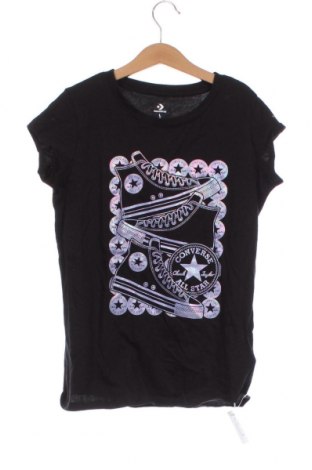 Kinder T-Shirt Converse, Größe 9-10y/ 140-146 cm, Farbe Schwarz, Preis 28,28 €
