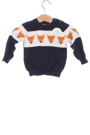 Детски пуловер Sinsay, Размер 2-3m/ 56-62 см, Цвят Син, Цена 5,76 лв.