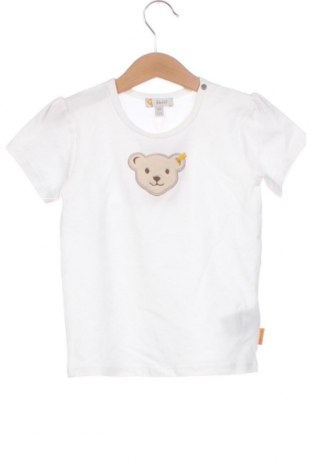 Kinder T-Shirt Steiff, Größe 18-24m/ 86-98 cm, Farbe Weiß, Preis 16,42 €