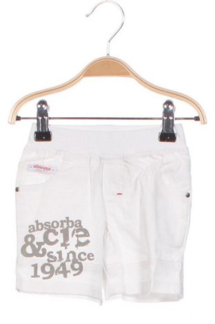 Детски къс панталон Absorba, Размер 3-6m/ 62-68 см, Цвят Бял, Цена 16,28 лв.