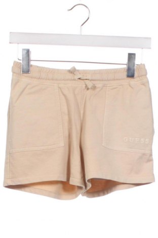Pantaloni scurți pentru copii Guess, Mărime 11-12y/ 152-158 cm, Culoare Bej, Preț 169,34 Lei