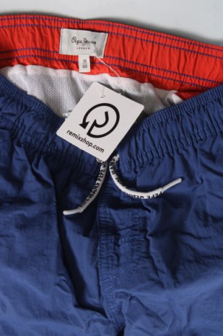 Детски къс панталон Pepe Jeans, Размер 9-10y/ 140-146 см, Цвят Син, Цена 16,52 лв.