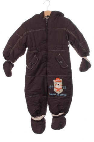 Salopetă de iarnă Baby Club, Mărime 12-18m/ 80-86 cm, Culoare Maro, Preț 128,82 Lei