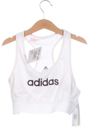 Kinder Top Adidas, Größe 11-12y/ 152-158 cm, Farbe Weiß, Preis 23,12 €