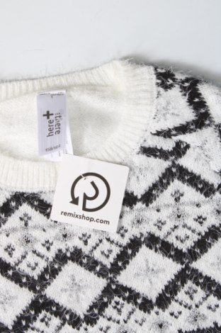 Детски пуловер Here+There, Размер 12-13y/ 158-164 см, Цвят Бял, Цена 5,72 лв.