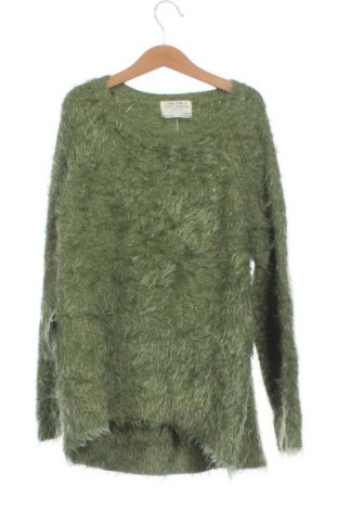 Детски пуловер Zara, Размер 13-14y/ 164-168 см, Цвят Зелен, Цена 3,84 лв.