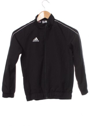 Kinder Sportjacke Adidas, Größe 7-8y/ 128-134 cm, Farbe Schwarz, Preis 46,08 €