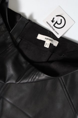 Kožená sukňa  Koton, Veľkosť S, Farba Čierna, Cena  19,85 €
