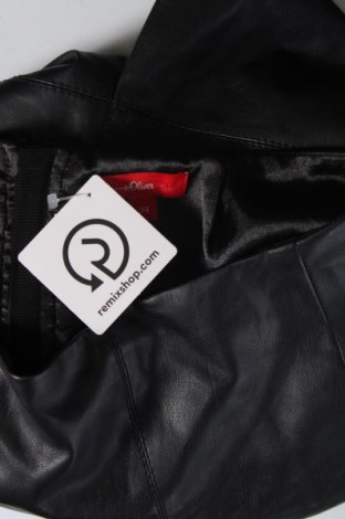 Δερμάτινη φούστα S.Oliver, Μέγεθος XS, Χρώμα Μαύρο, Τιμή 17,94 €